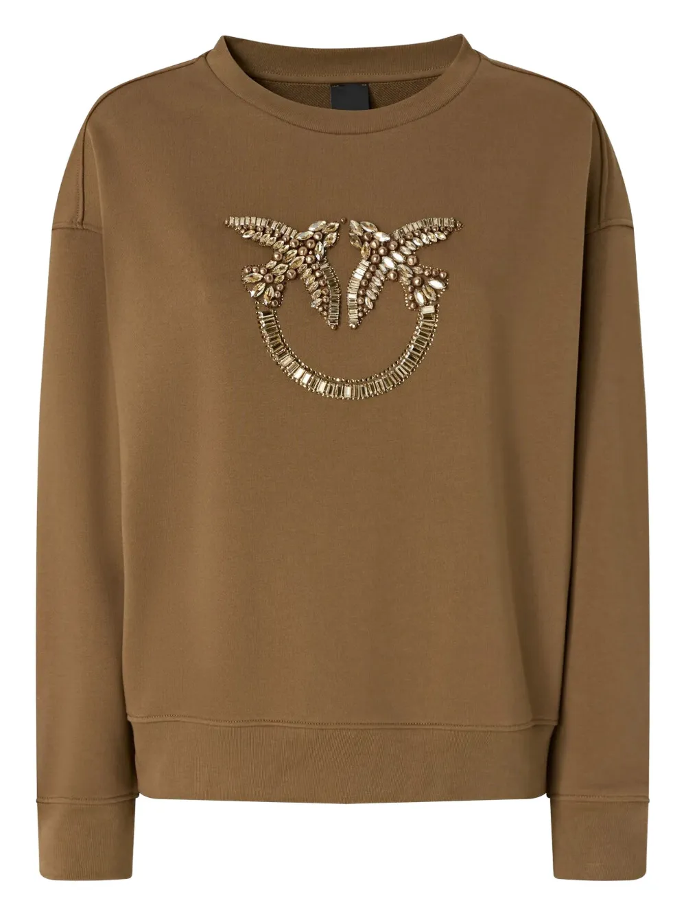 PINKO embellished crew-neck sweatshirt Bruin