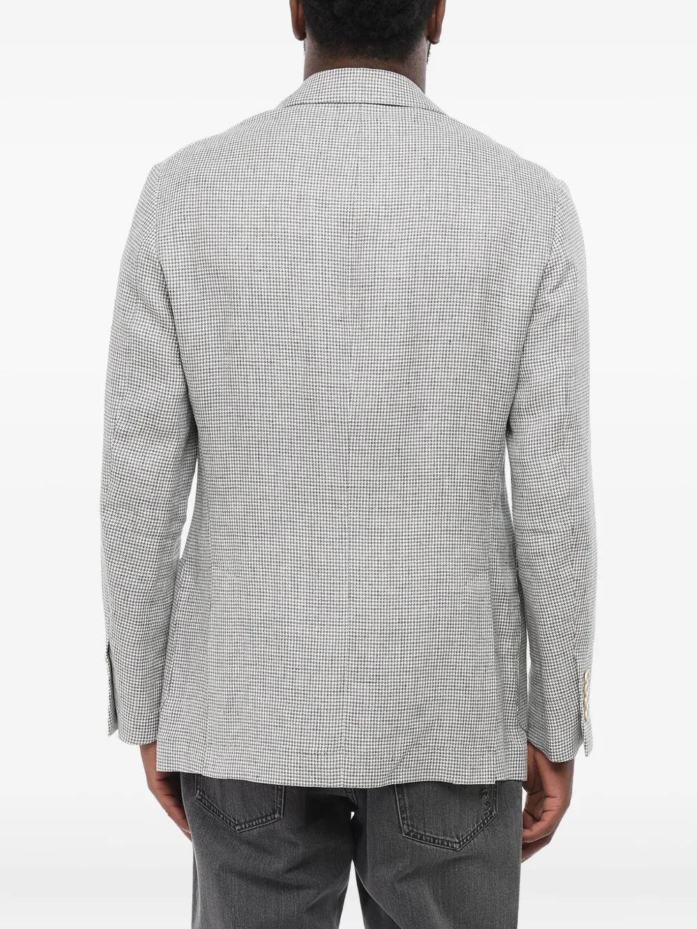 Brunello Cucinelli Jack met dubbele rij knopen Grijs