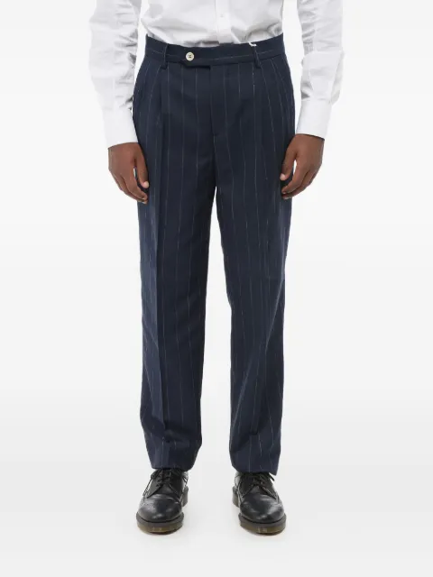 Brunello Cucinelli pinstripe pleated trousers