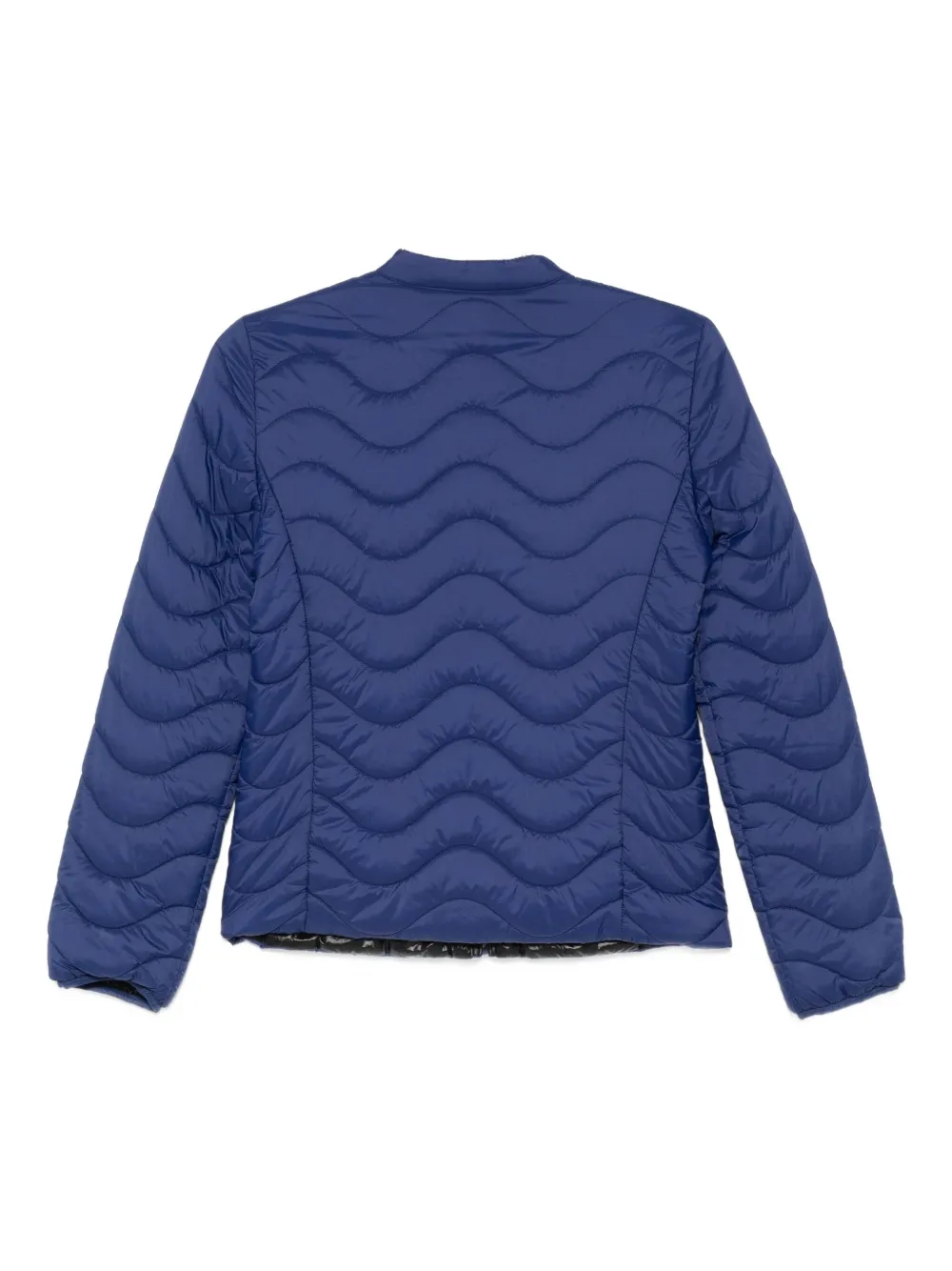Emporio Armani Gewatteerd jack Blauw