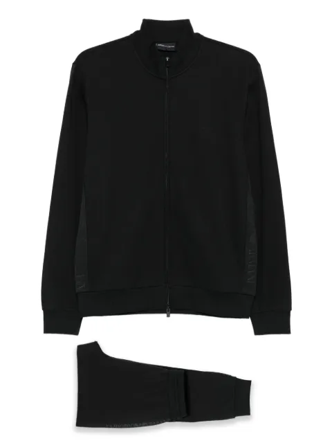 Emporio Armani zip-front logo tracksuits