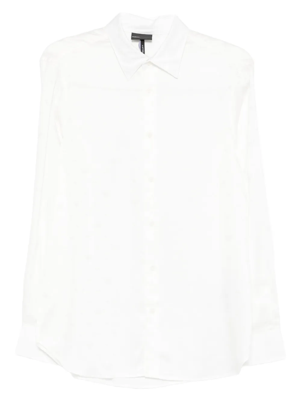 Emporio Armani long-sleeve button-up shirt Wit