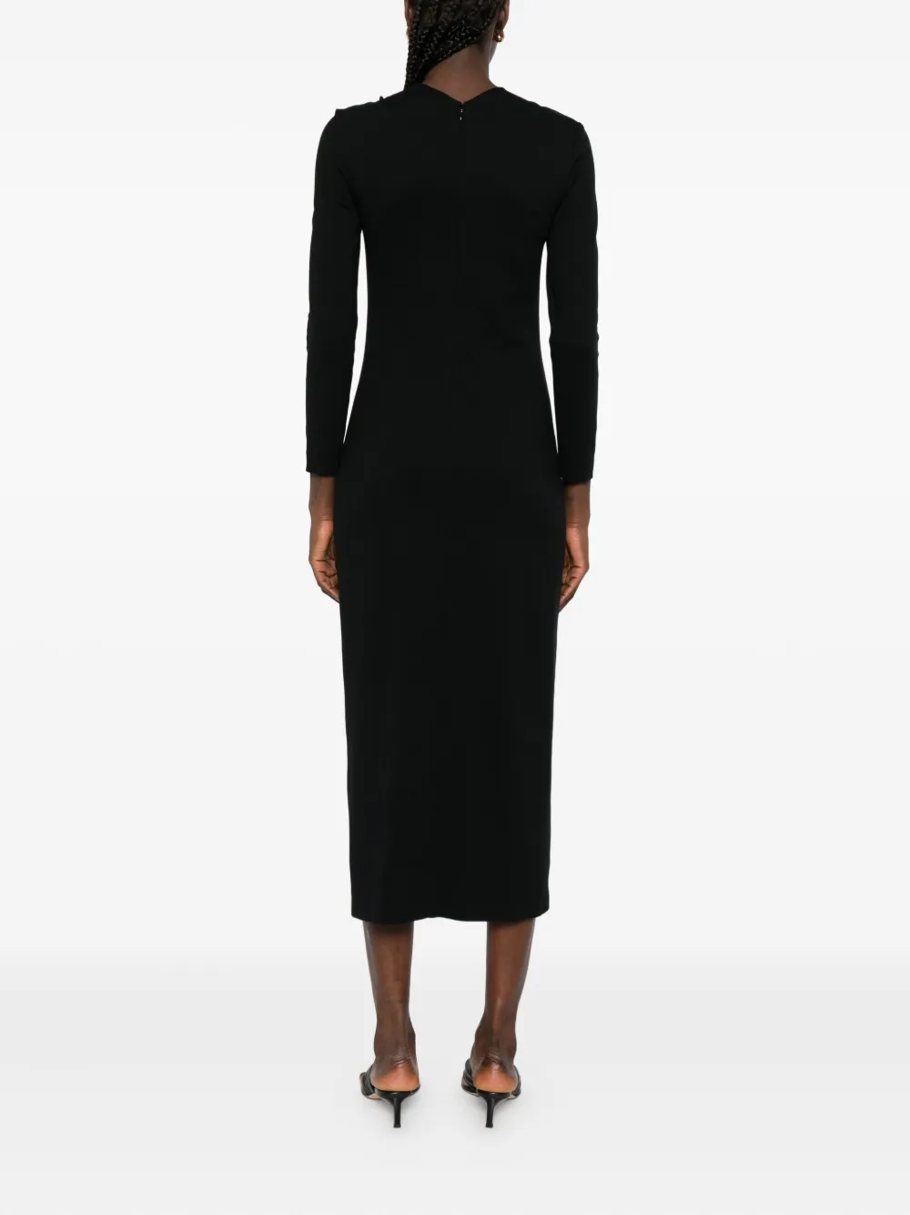Emporio Armani Jurk met strikdetail Zwart
