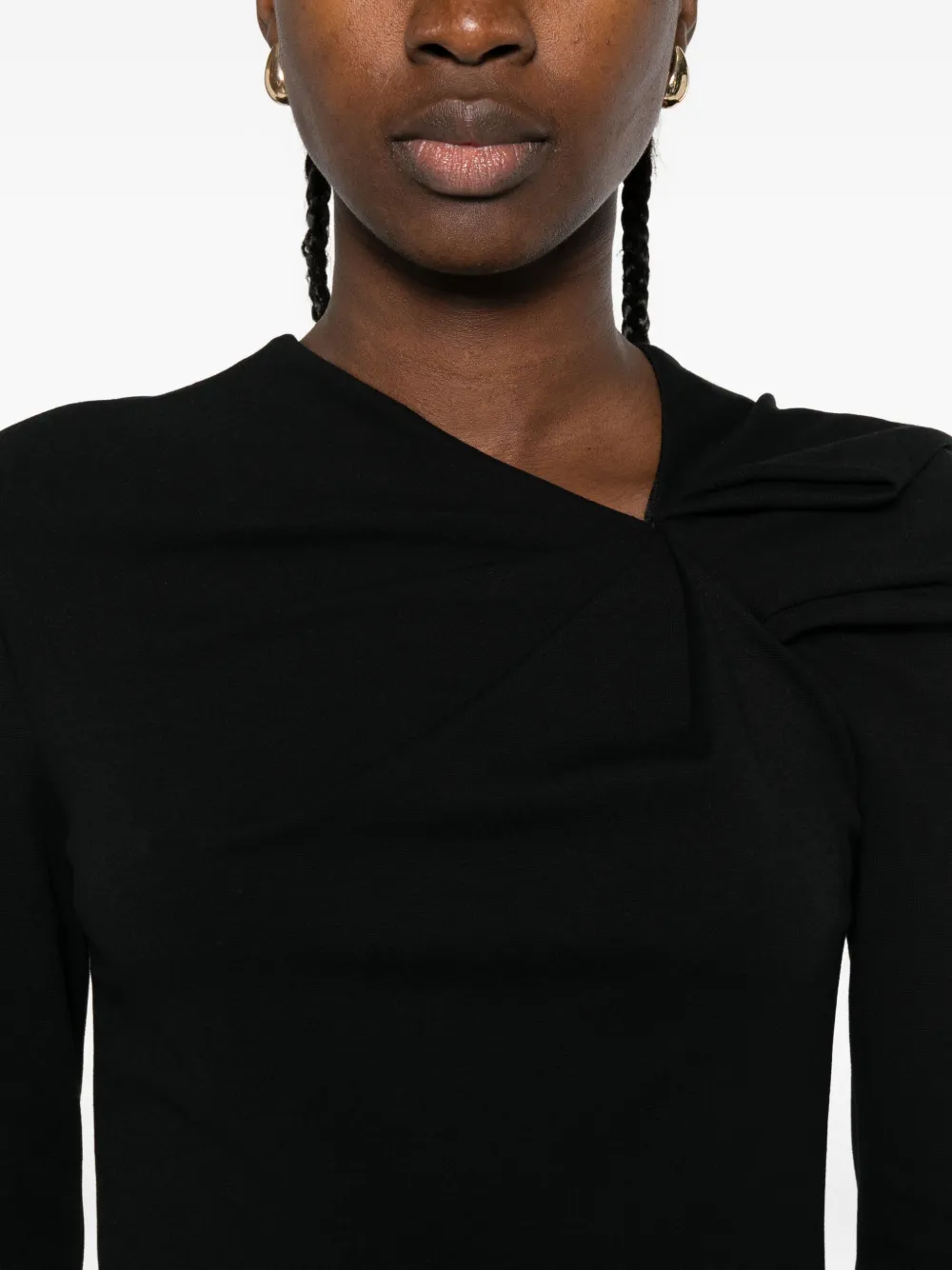 Emporio Armani Jurk met strikdetail Zwart