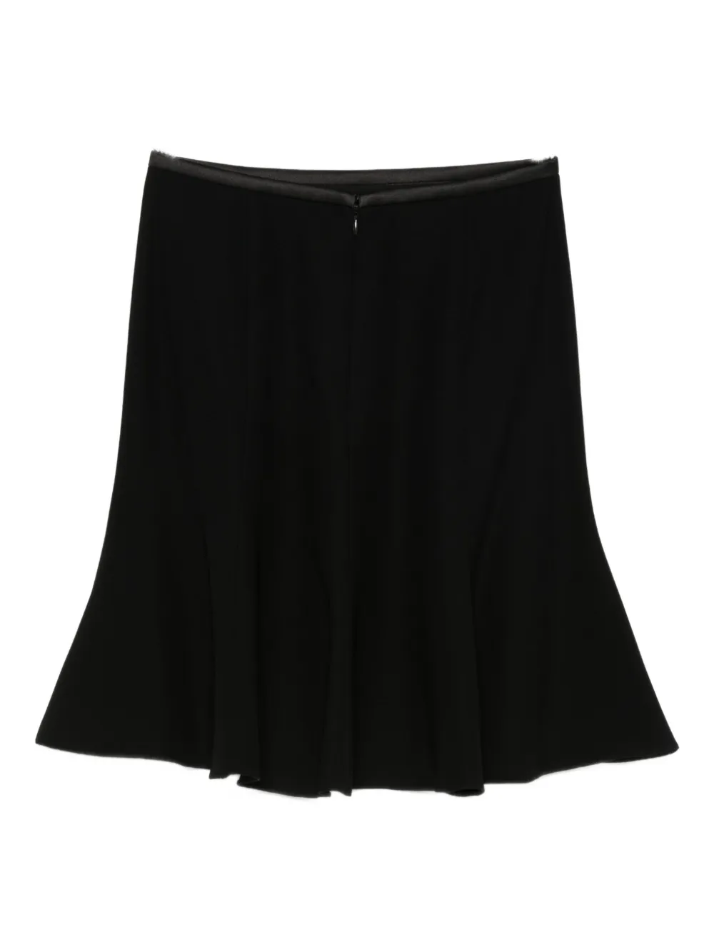 Emporio Armani flared mini skirt - Zwart