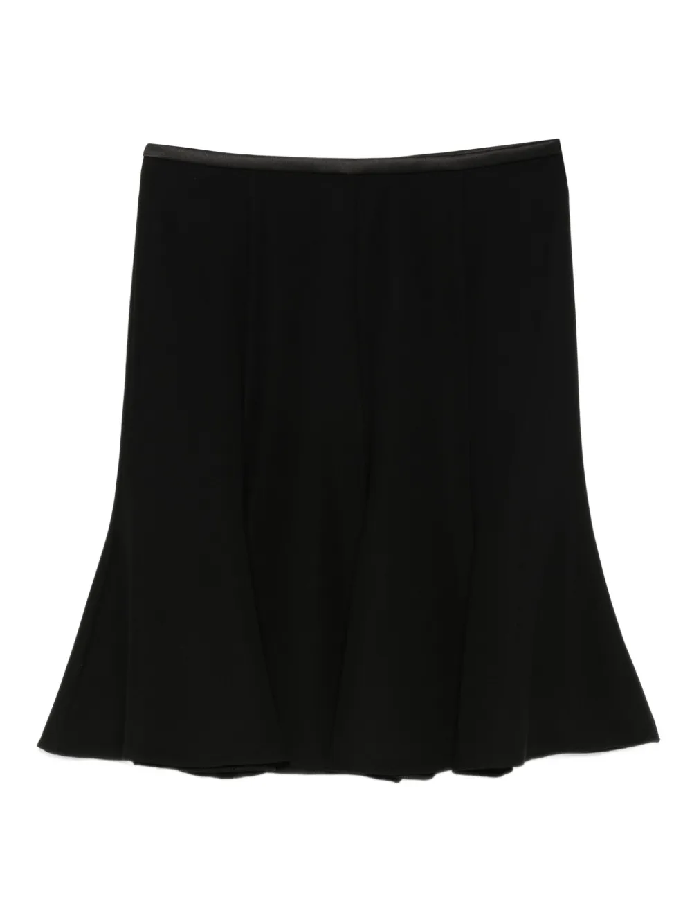 Emporio Armani Flared mini-rok Zwart