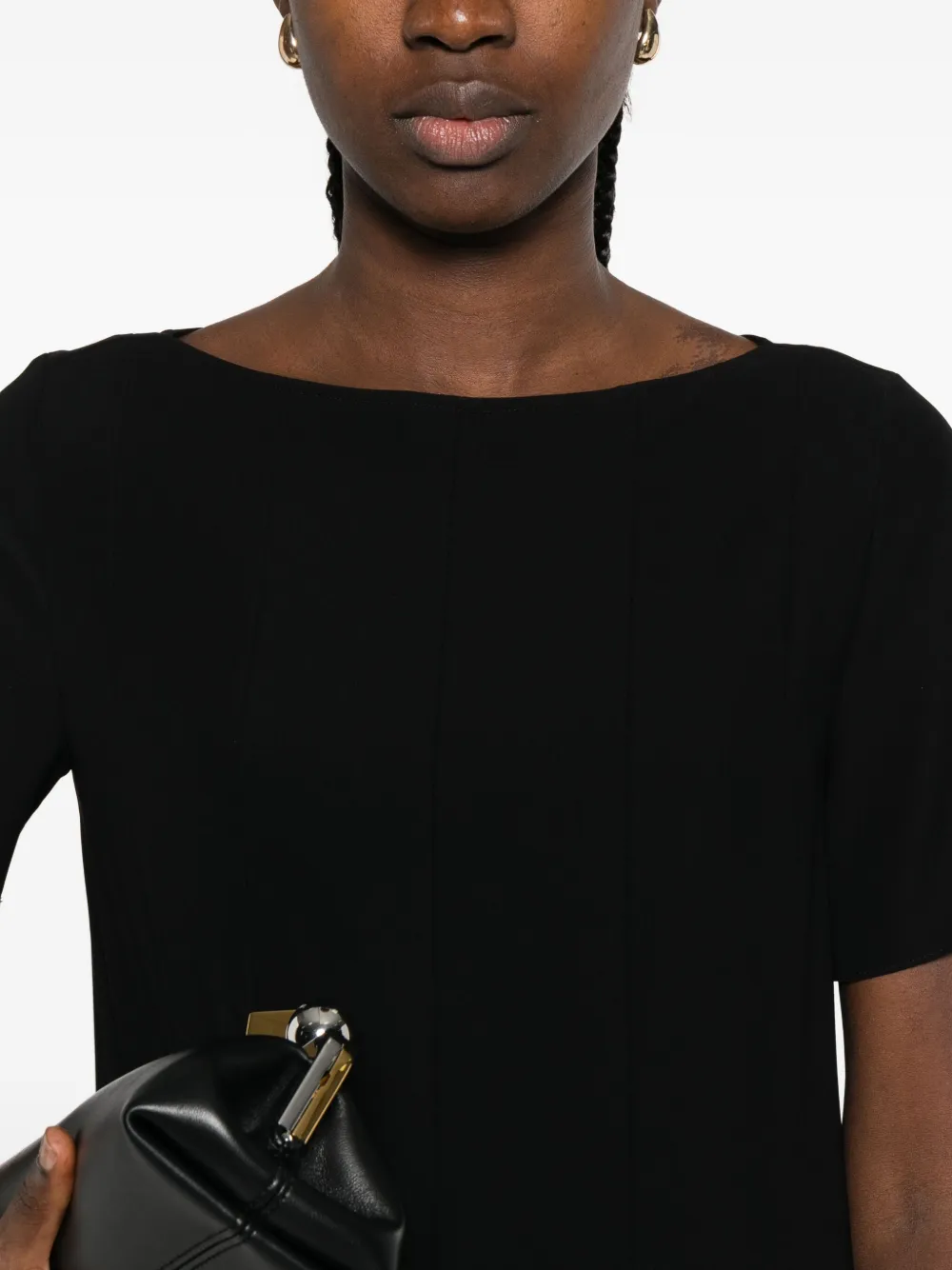 Emporio Armani Flared jurk Zwart