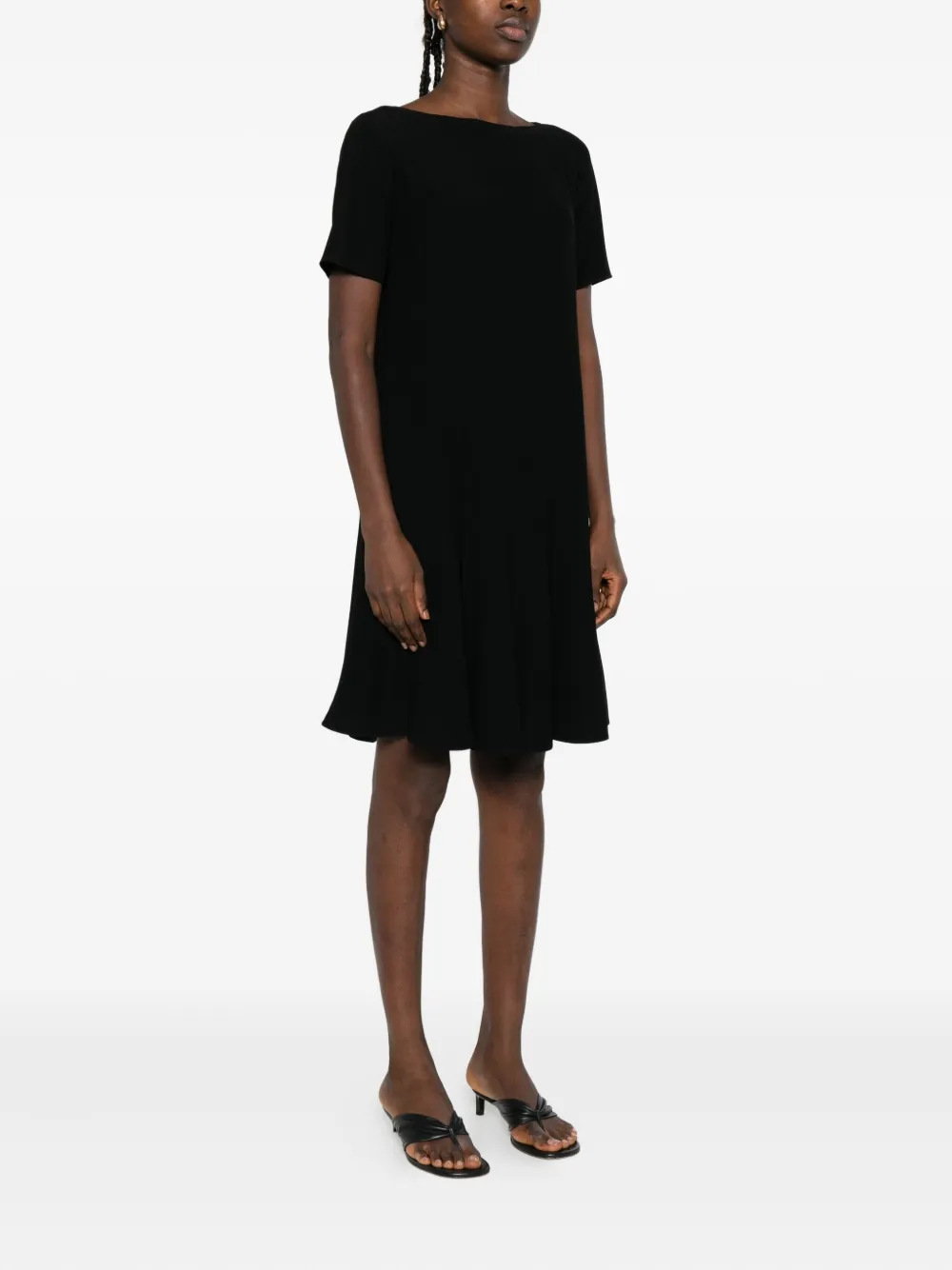 Emporio Armani Flared jurk Zwart