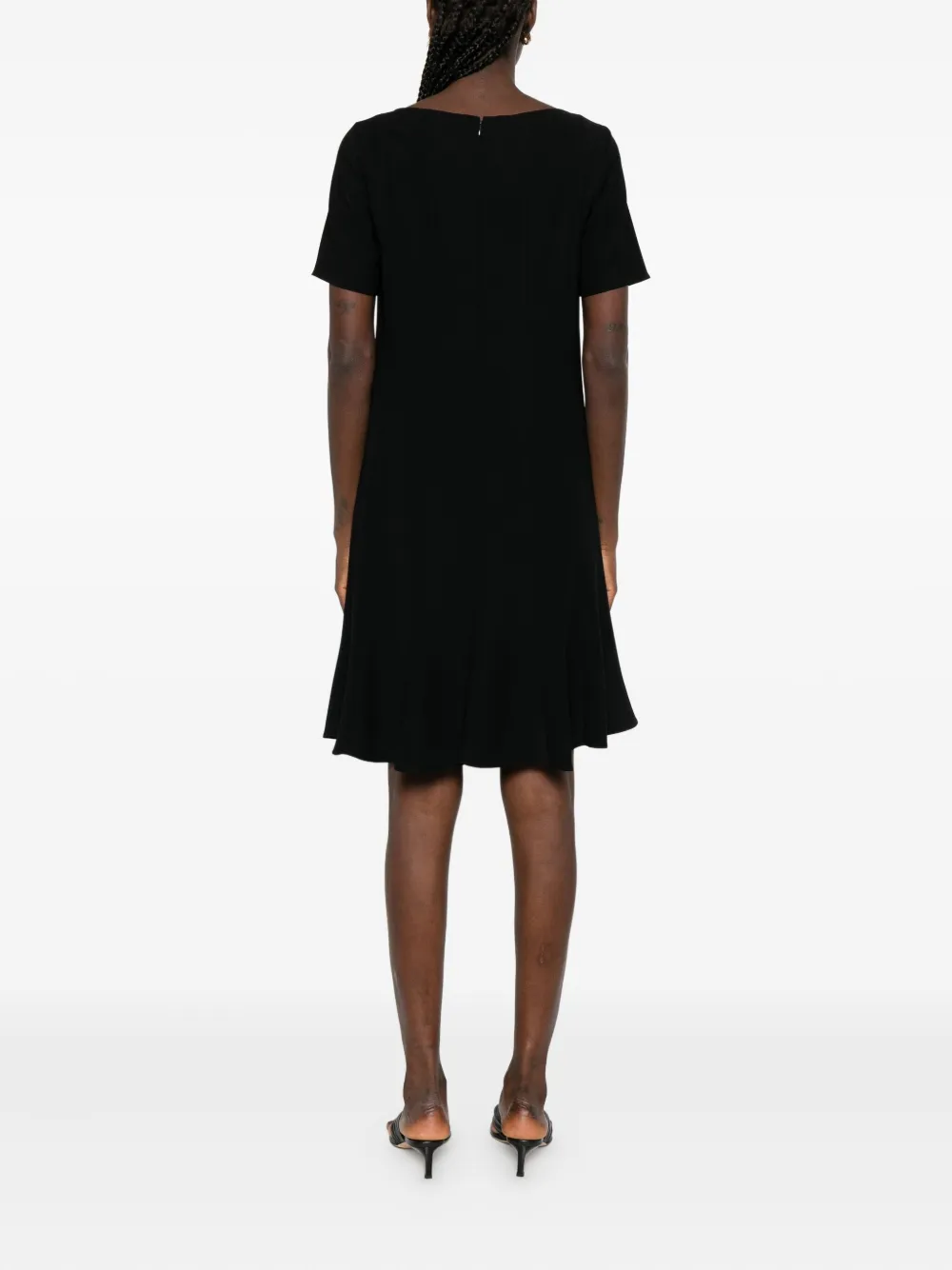 Emporio Armani Flared jurk Zwart