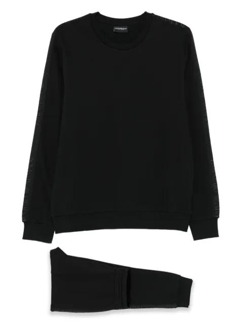 Emporio Armani logo-tape tracksuit