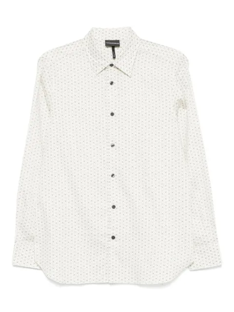 Emporio Armani patterned cotton shirt