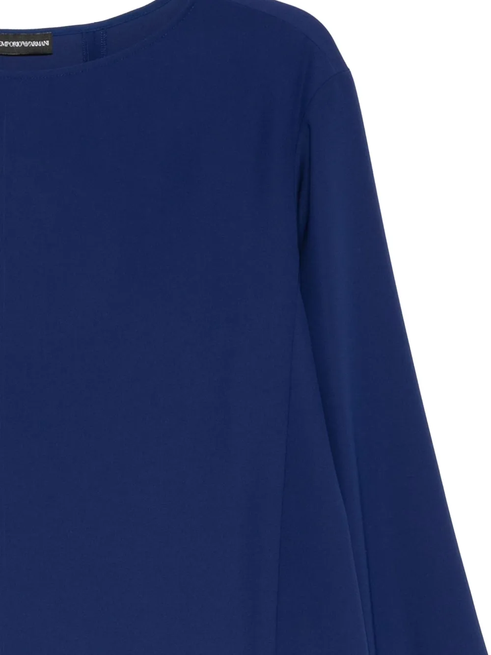 Emporio Armani Long-sleeves Blouse In Blue