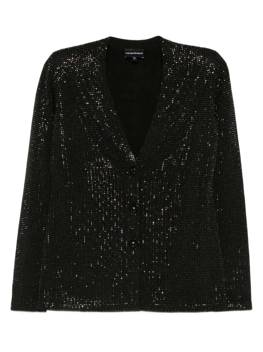 Emporio Armani Jack met verfraaide knoop Zwart