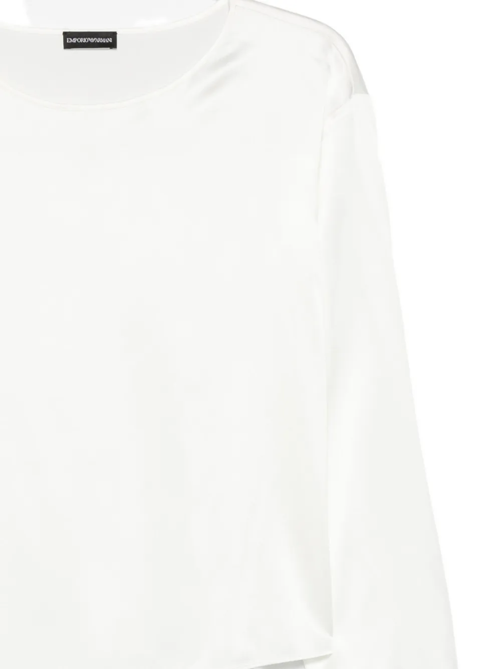 Emporio Armani long-sleeve blouse - Wit
