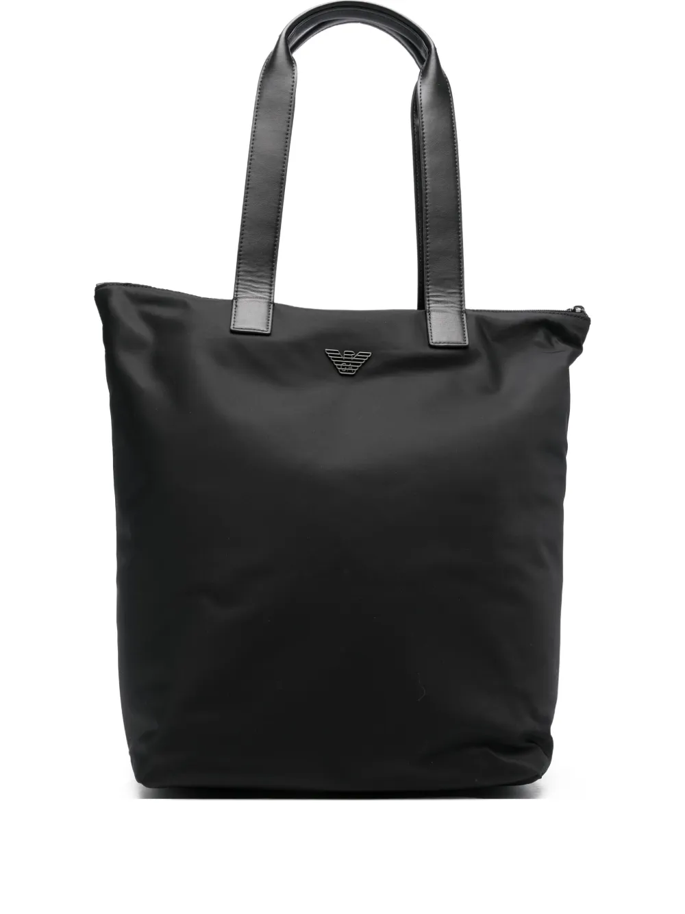 Emporio Armani Shopper met logo Zwart