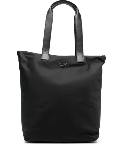 Emporio Armani logo tote bag