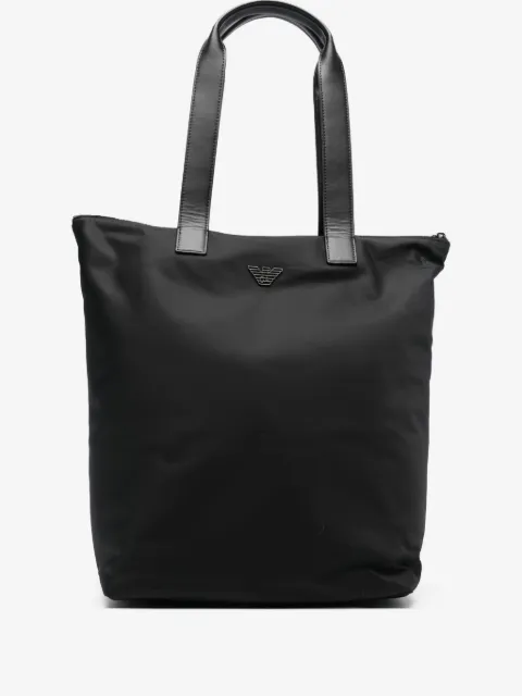 Emporio Armani logo tote bag
