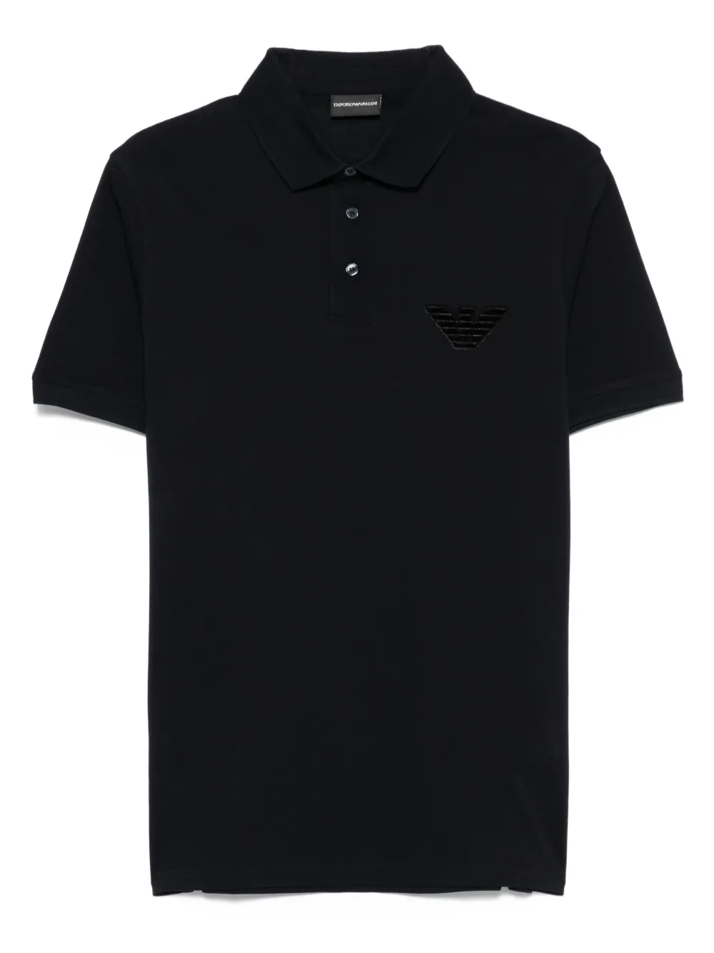 Emporio Armani Poloshirt met adelaar-embleem Blauw