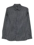 Emporio Armani geometric-print shirt - Blue