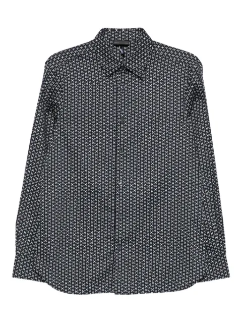 Emporio Armani geometric-print shirt