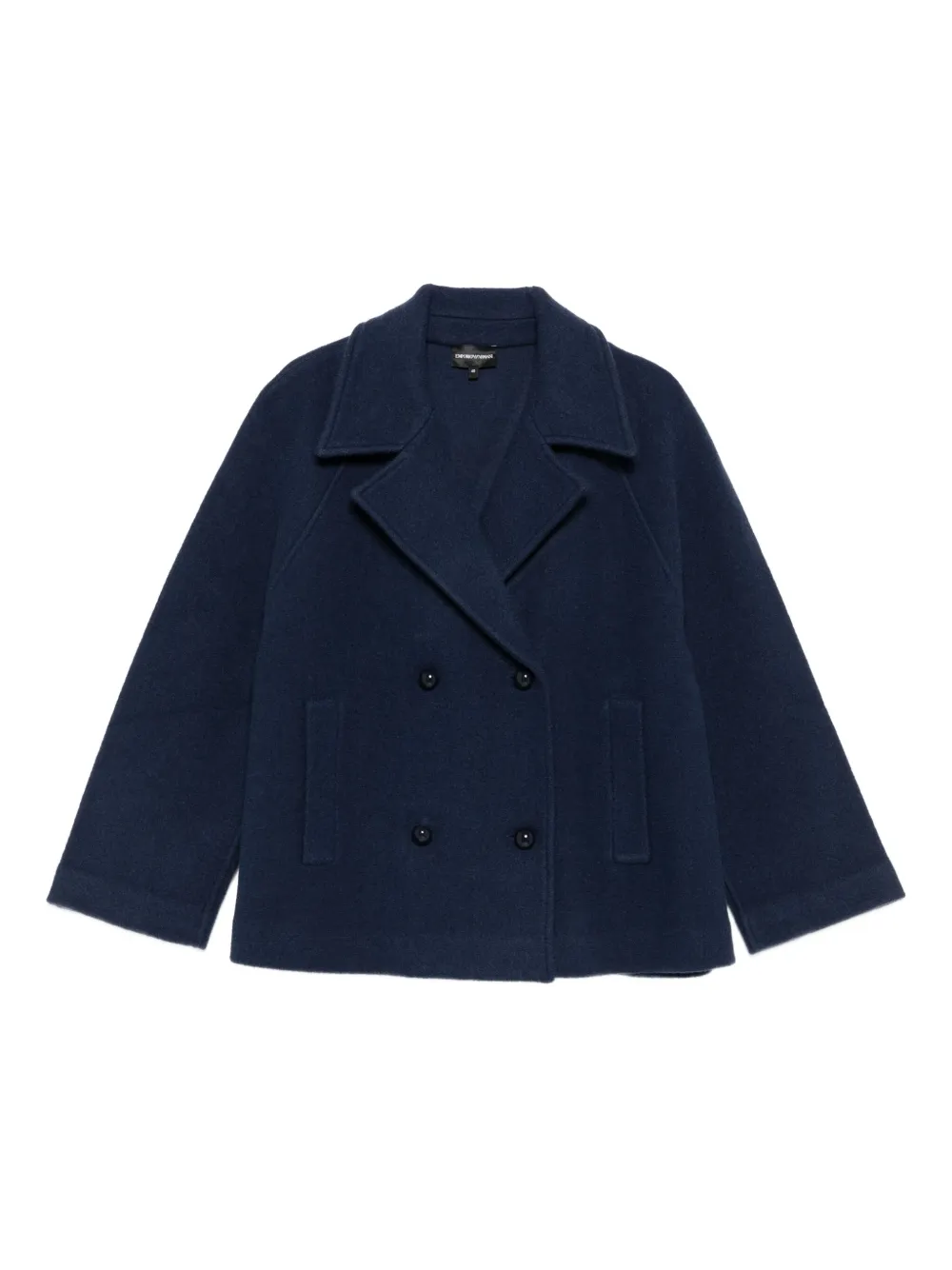 Emporio Armani Jack met dubbele rij knopen Blauw