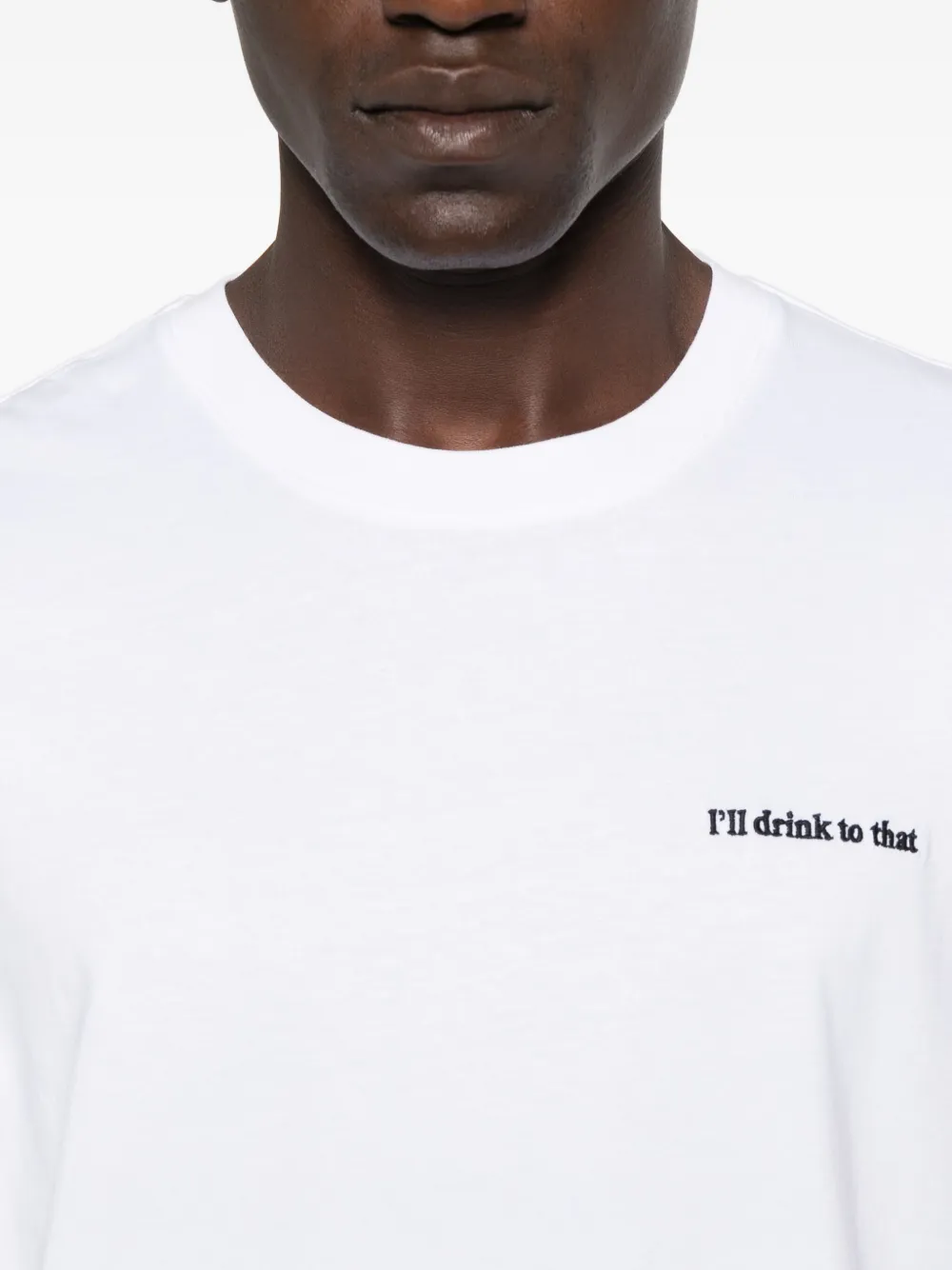 Maison Labiche Popincourt T-shirt van biologisch katoen Wit