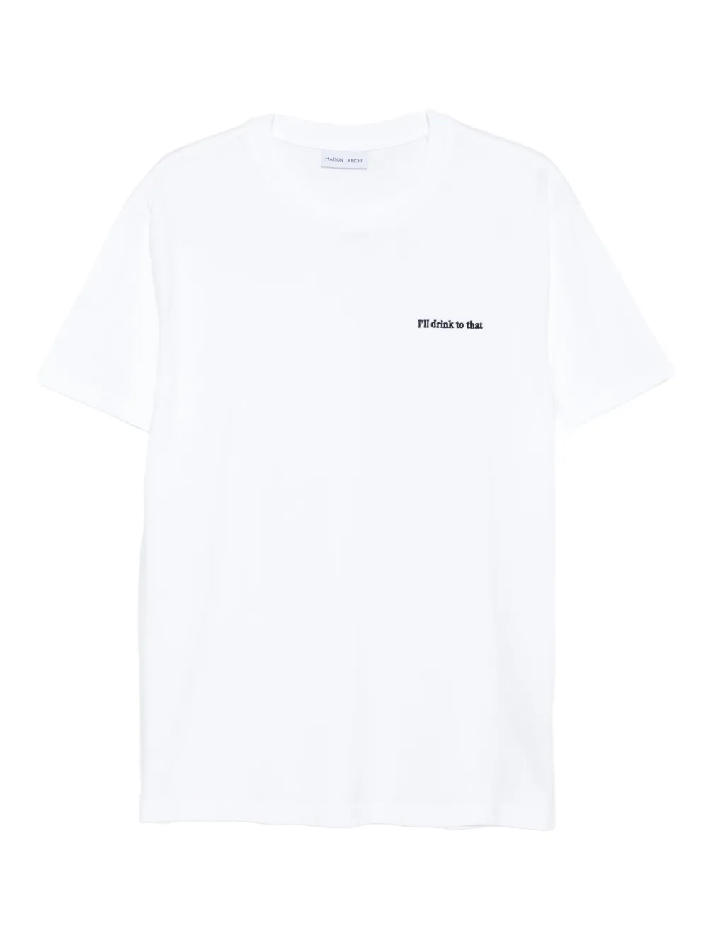 Maison Labiche Popincourt  organic cotton T-shirt | White | Image 1