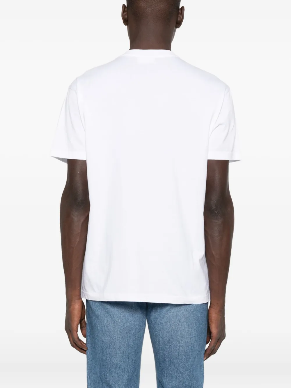 Maison Labiche Café Popincourt T-shirt met borduurwerk Wit