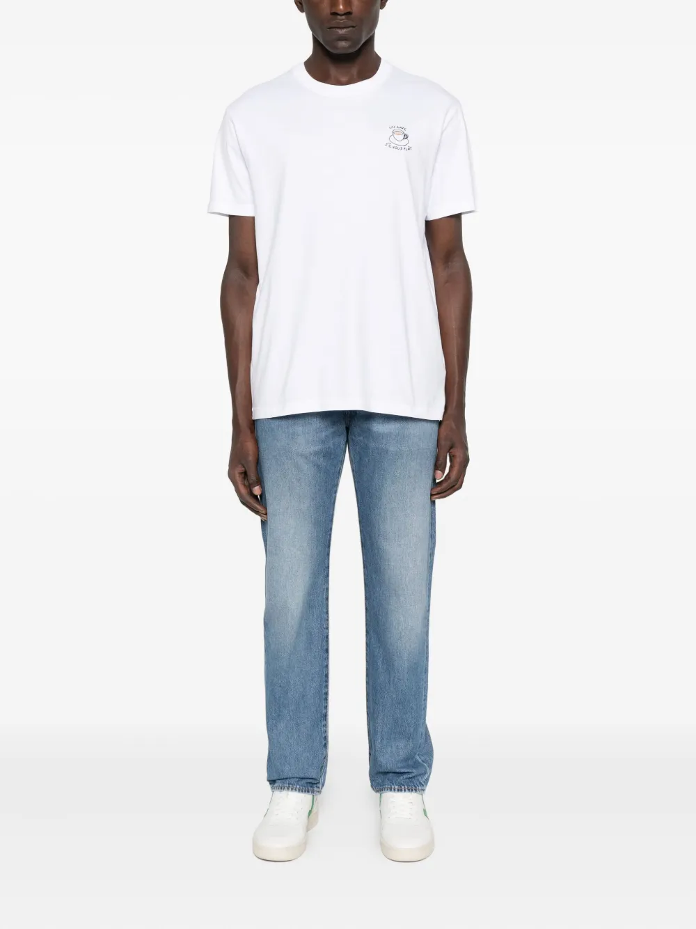 Maison Labiche Café Popincourt embroidered T-shirt | T-Shirts | Image 2