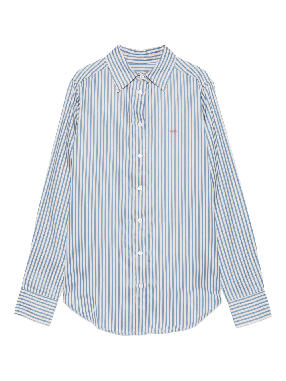 Maison Labiche Dewet Amour gestreepte blouse Blauw