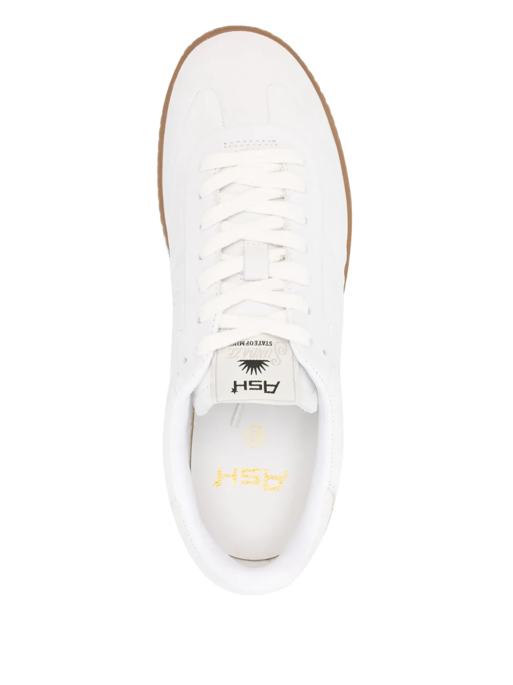 Ash Siena leather sneakers White
