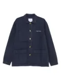 Maison Labiche Sébasto button-fastening patch-pocket overshirt - Blue