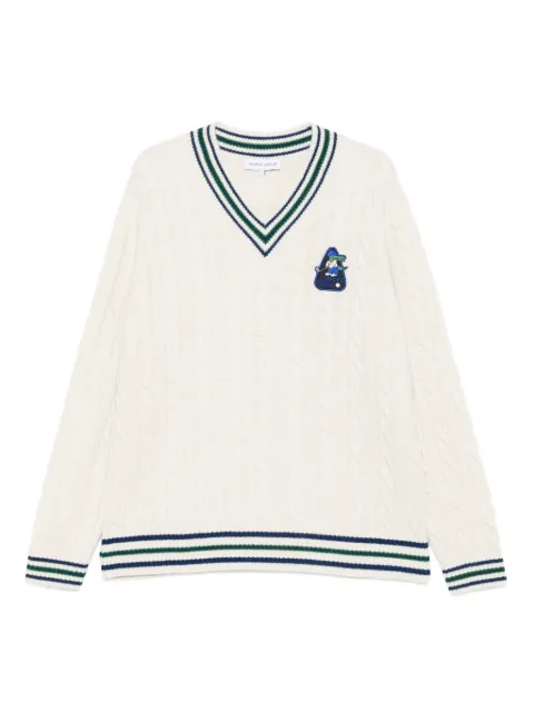 Maison Labiche  Verlomne V-neck sweater