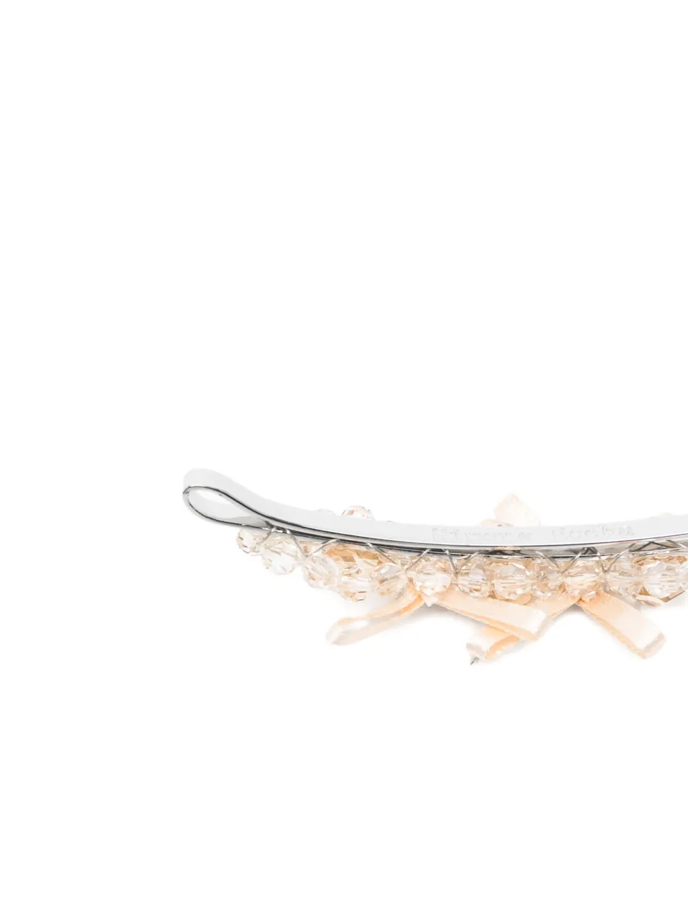Simone Rocha Haarclip verfraaid met kristallen Beige