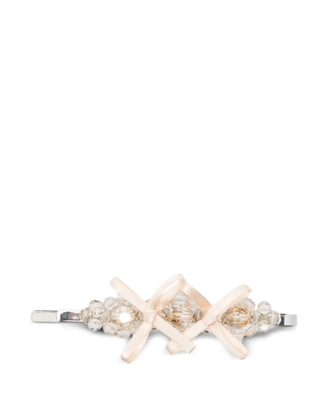 Simone Rocha Haarclip verfraaid met kristallen Beige