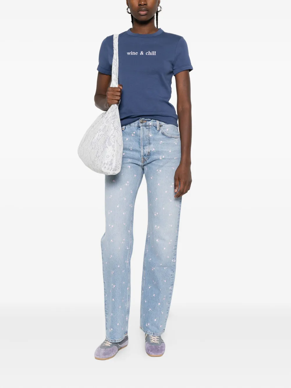 Maison Labiche embroidered-detail cotton T-shirt | T-Shirts & Jersey Shirts | Image 2