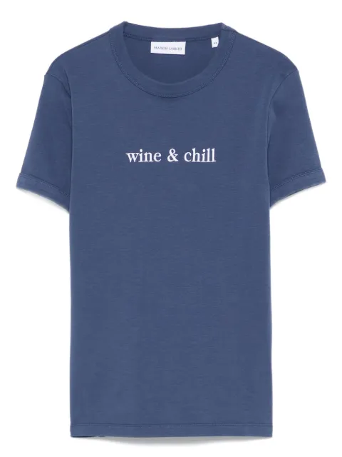 Maison Labiche embroidered-detail cotton T-shirt