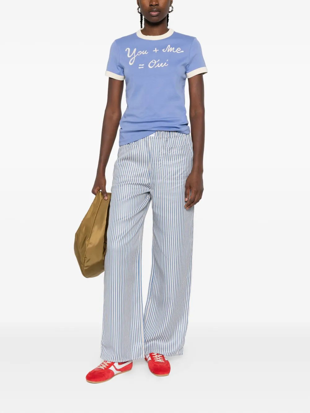 Maison Labiche embroidered-detail cotton T-shirt | T-Shirts & Jersey Shirts | Image 2