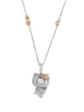 Sanrio 18K gold Hello Kitty diamond necklace - Silver