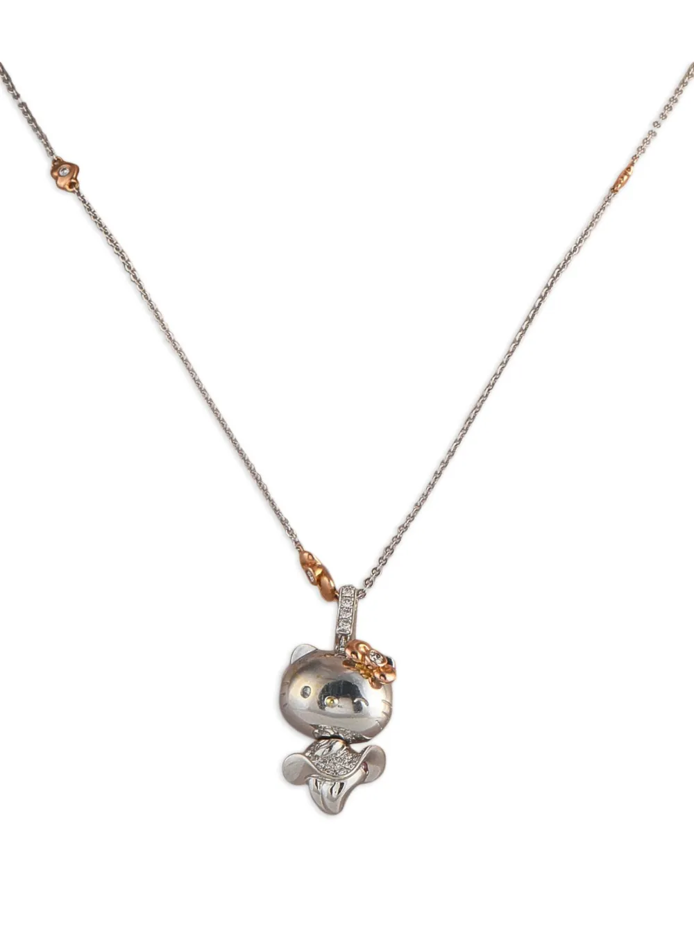 Sanrio 18K gold Hello Kitty diamond necklace | Image 2