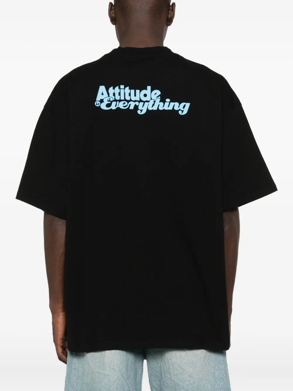 Martine Rose Katoenen T-shirt met grafische print Zwart