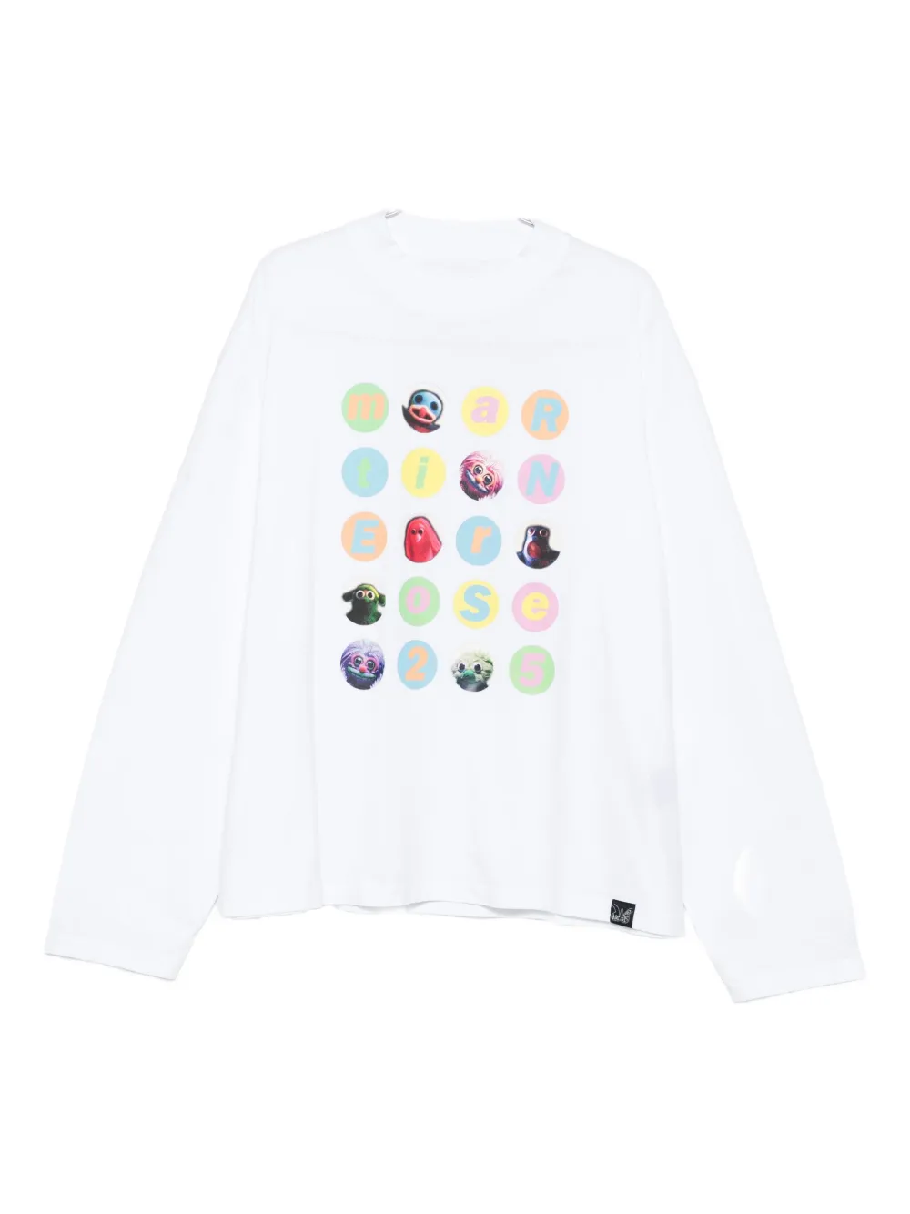 Martine Rose graphic-print long-sleeve T-shirt - ホワイト Martine Rose graphic-print long-sleeve T-shirt - ホワイト