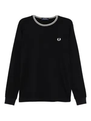 DENIM TEARS ロングTシャツ　黒 Denim Tears Wreath ロングTシャツ | ブラック | FARFETCH JP