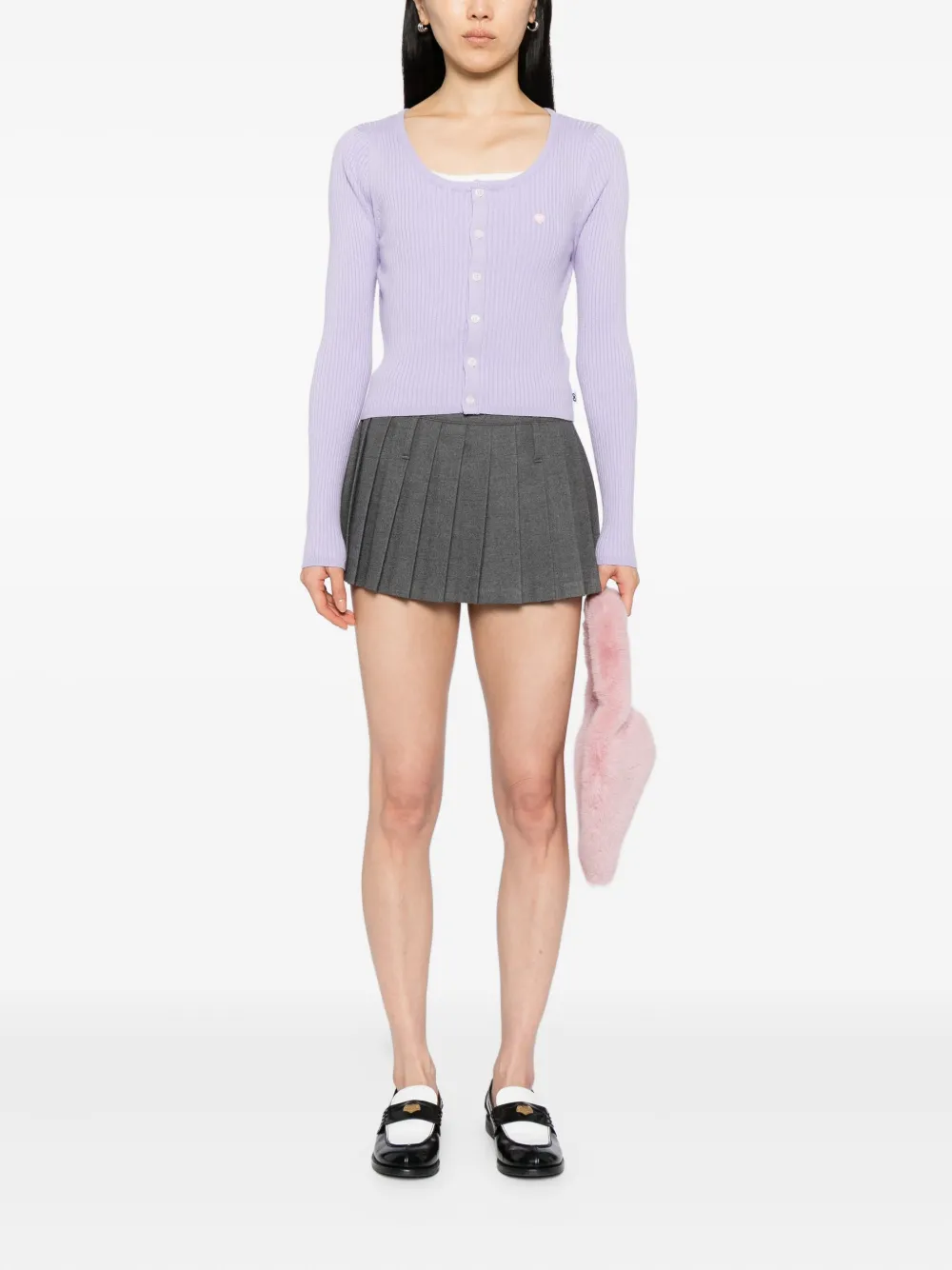CHOCOOLATE logo-badge top cardigan set | Cardigans | Image 2