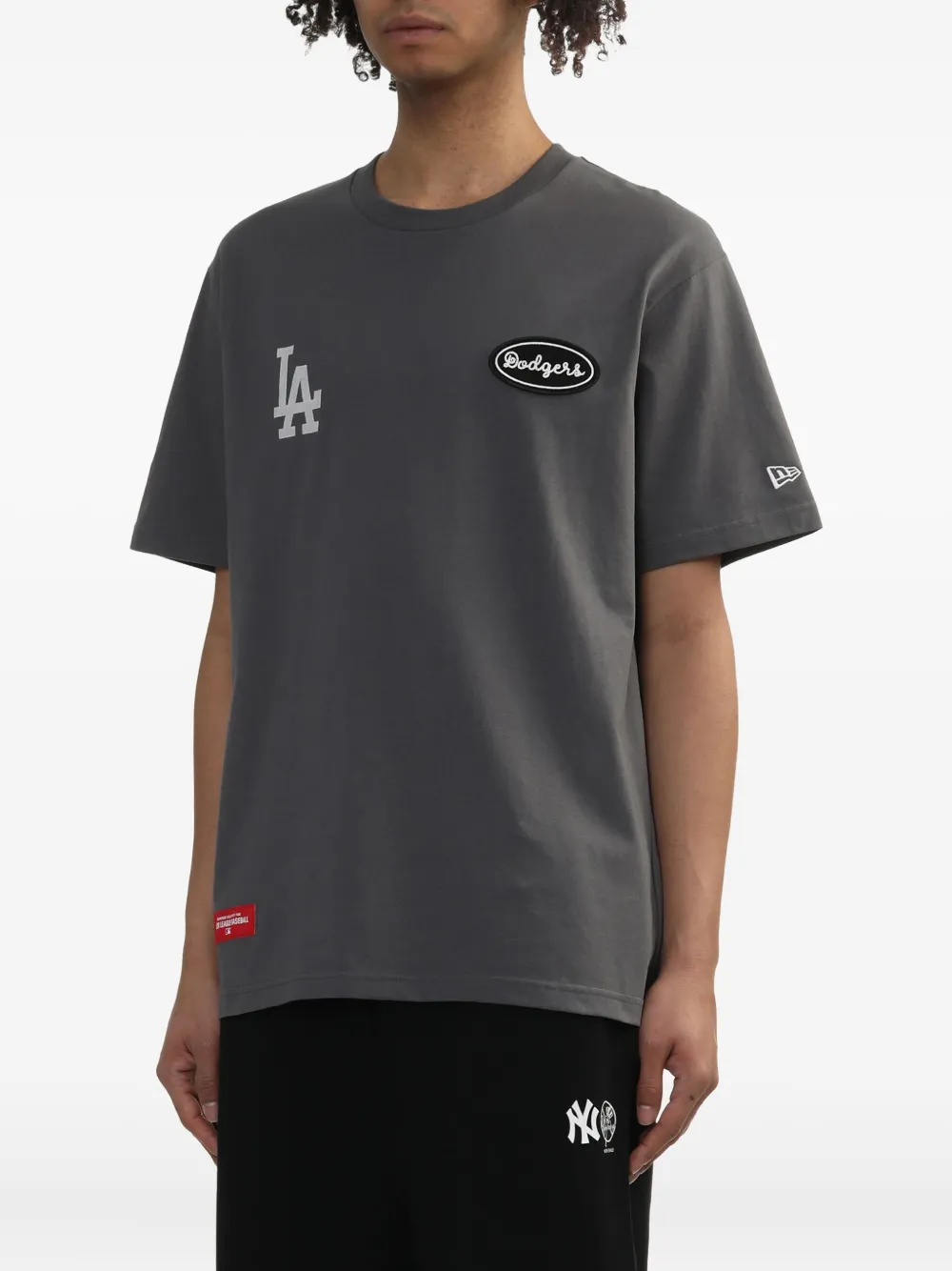 NEW ERA CAP LA Dodgers T-shirt met logo Grijs