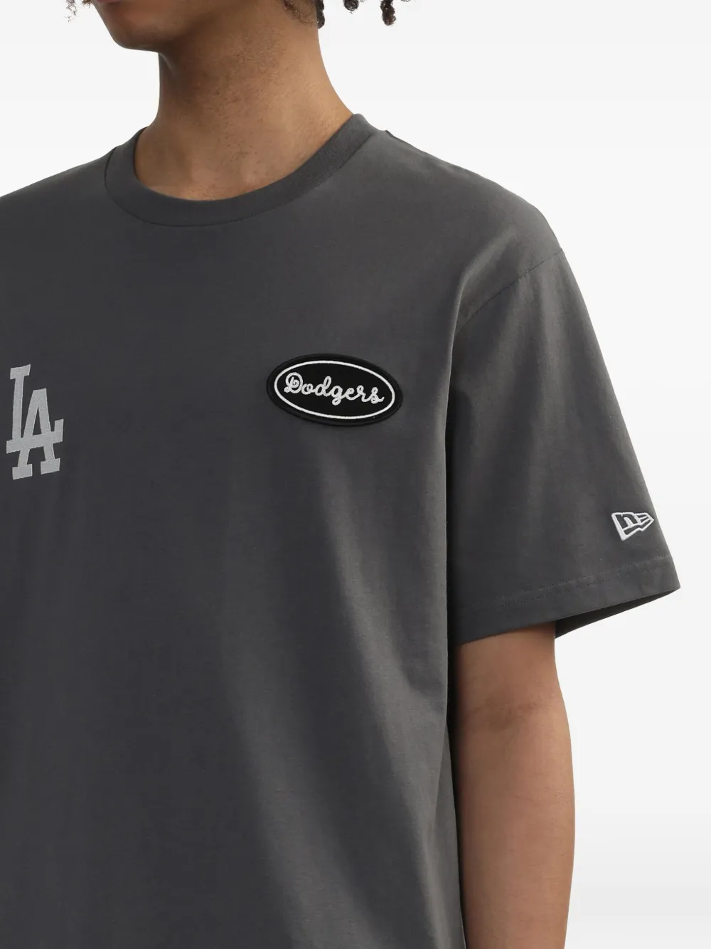 NEW ERA CAP LA Dodgers T-shirt met logo Grijs