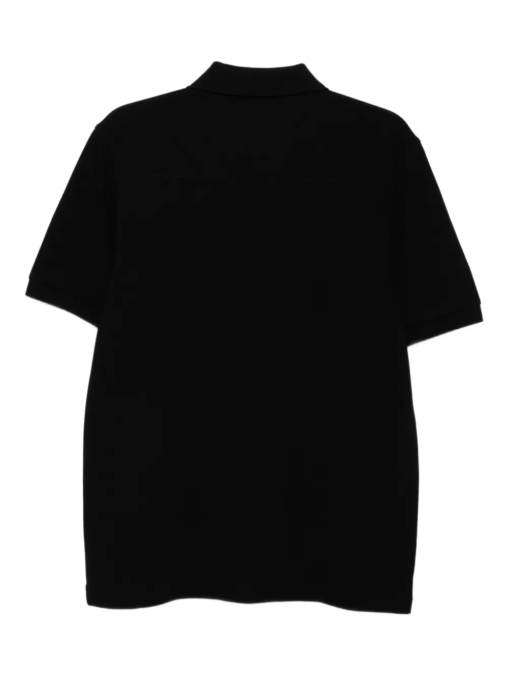 Fred Perry logo-embroidered polo shirt Zwart