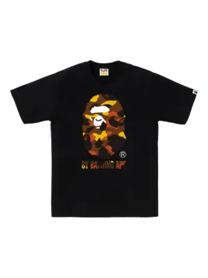 A BATHING APE カモフラージュ テディベア Tシャツ A BATHING APE® カモフラージュ Tシャツ | ブラック | FARFETCH JP