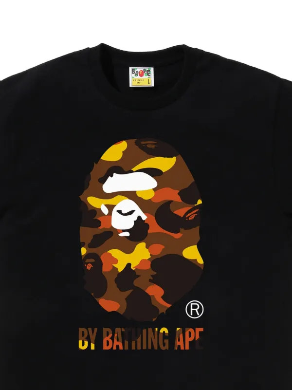 A BATHING APE® カモフラージュ Tシャツ | ブラック | FARFETCH JP