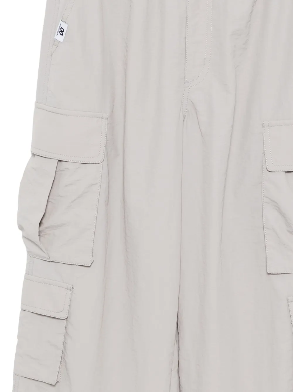 CHOCOOLATE Cargo broek met logopatch Grijs